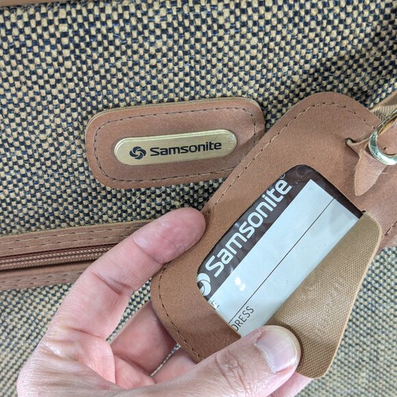 Samsonite Tweed Special Collection soft sided luggage suitcase, overnight bag - Picture 5 of 16